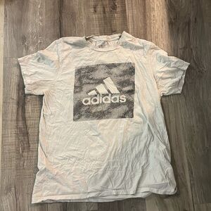 Men’s white adidas shirt. Size Large.